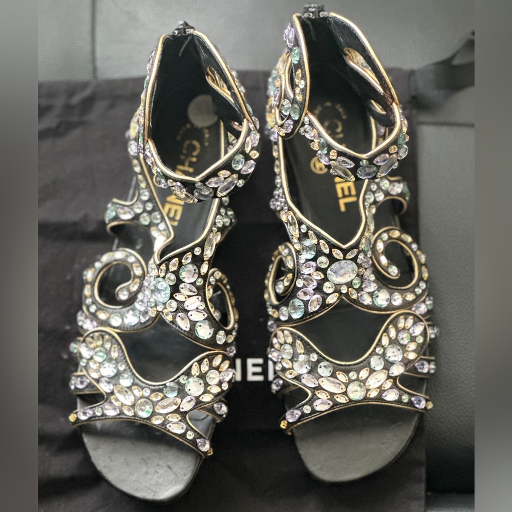 Chanel evening shoes